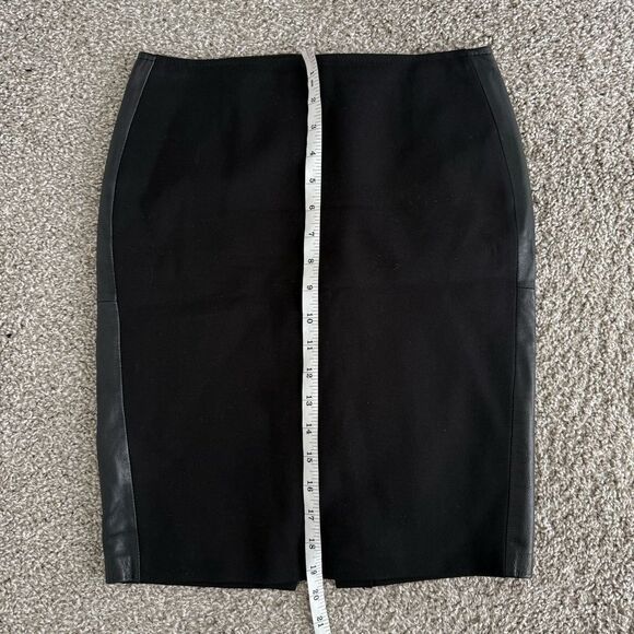 DANIER | Leather accent pencil skirt - Picture 9 of 9